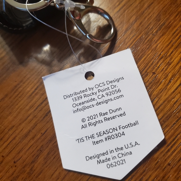 Rae Dunn Tis The Season Football Hand Sanitizer Holder Set of 2 - Picture 9 of 13